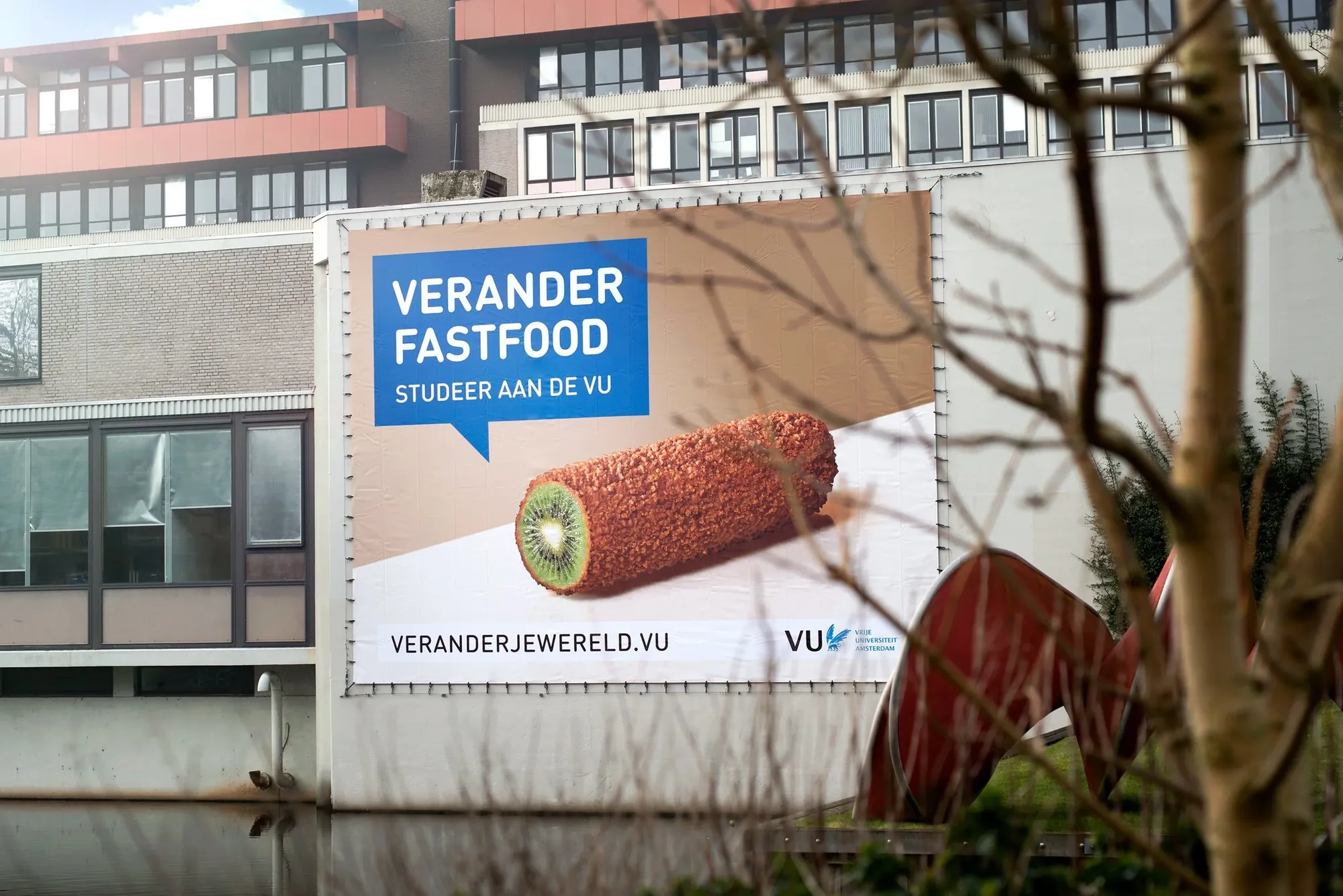Wervingscampagne VU Amsterdam: Verander je wereld